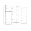 Lockers 12 Doors - Locker bank of 3 x high & 4 x Wide